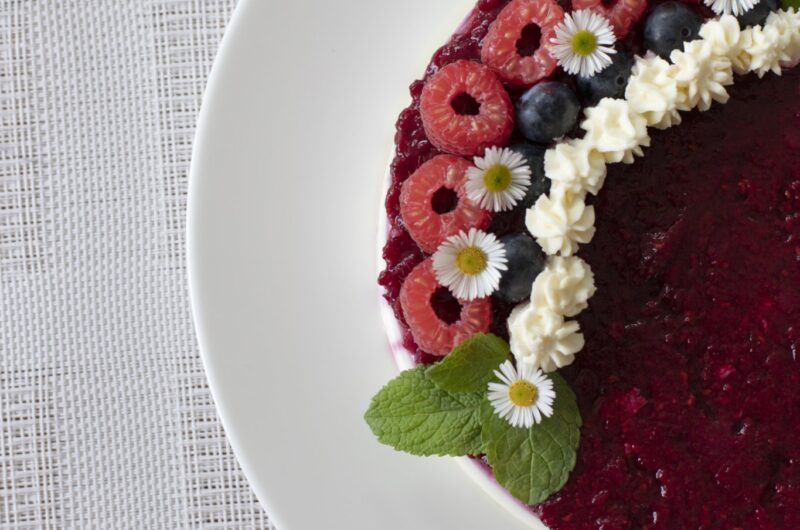 Semifreddo keto bicolore