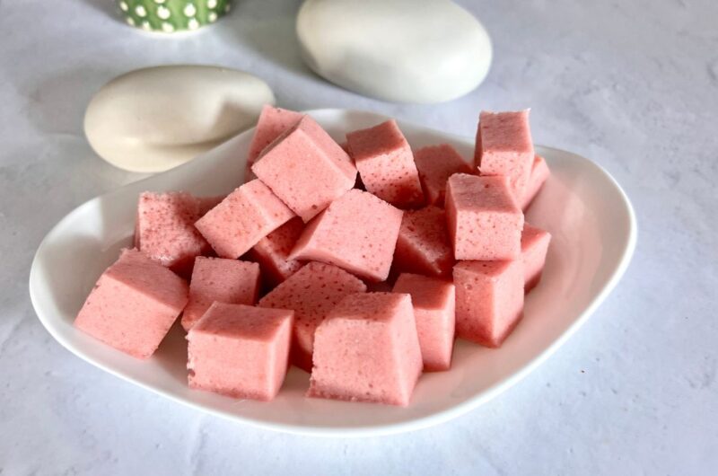 Marshmallow keto alle fragole
