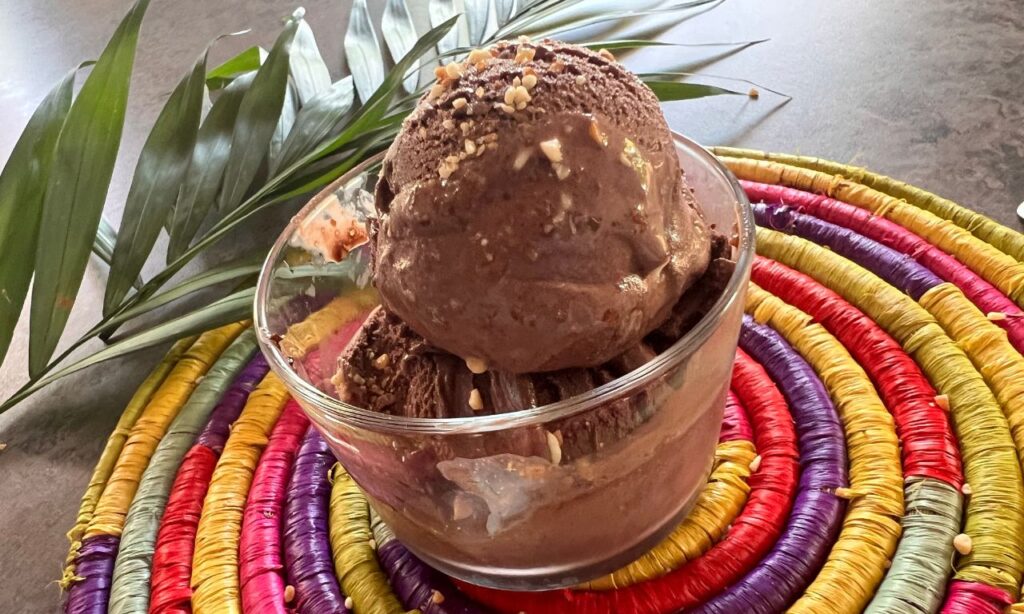 Gelato al cioccolato keto