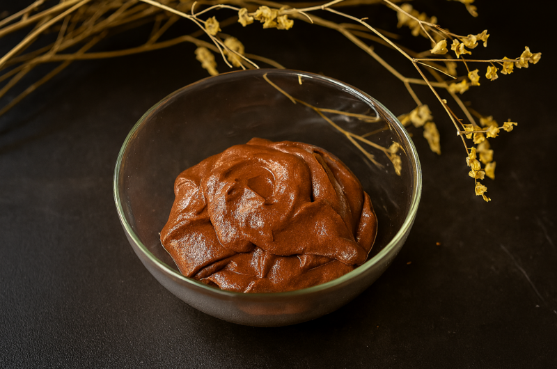 Crema keto al cioccolato proteica