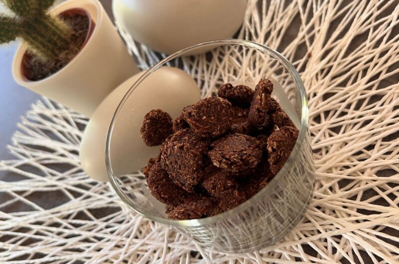 Keto coco pops al cioccolato